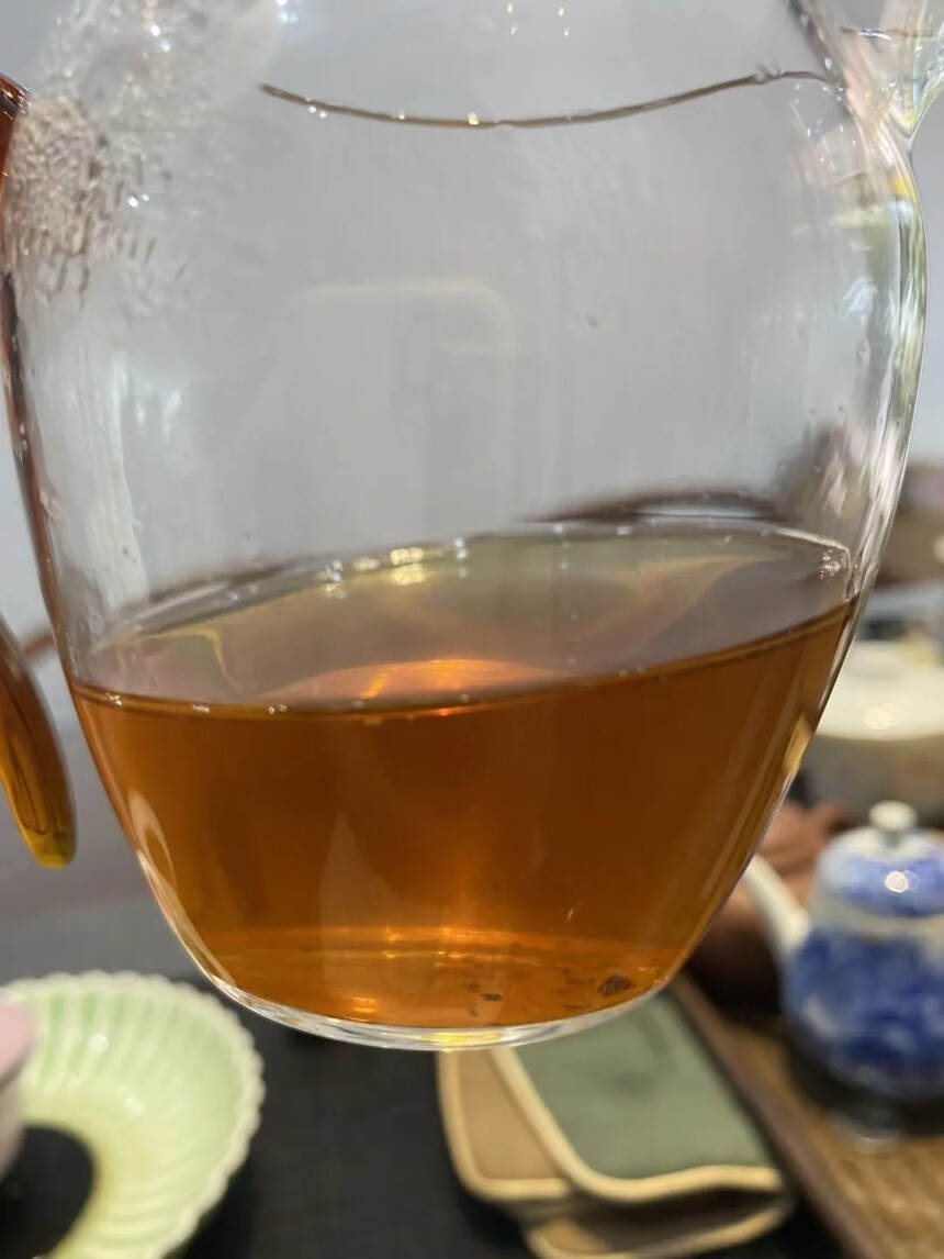 朗河05年8549.口粮茶的经典、茶汤滑香甜水、茶气