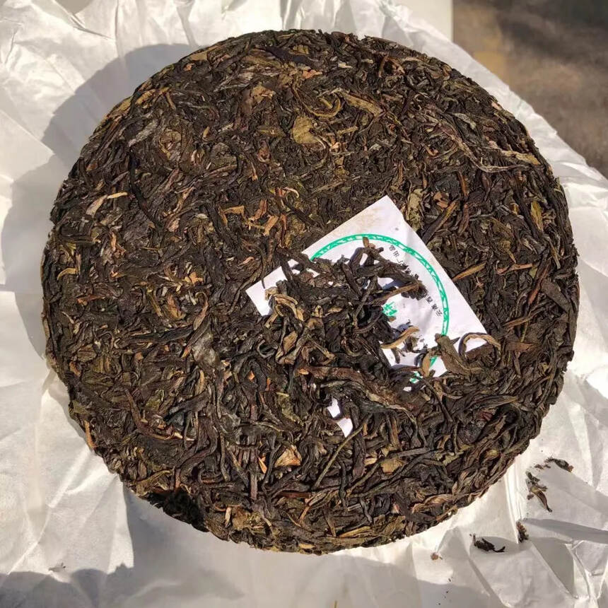 2015年勐库大雪山野生生茶，野生乔木七子饼.#普洱