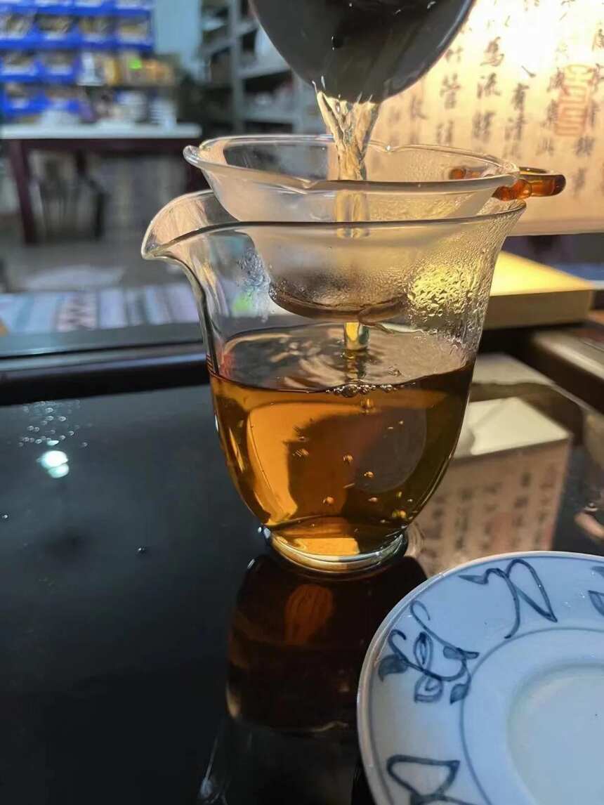 #普洱茶# 99年格纹纸#茶生活#