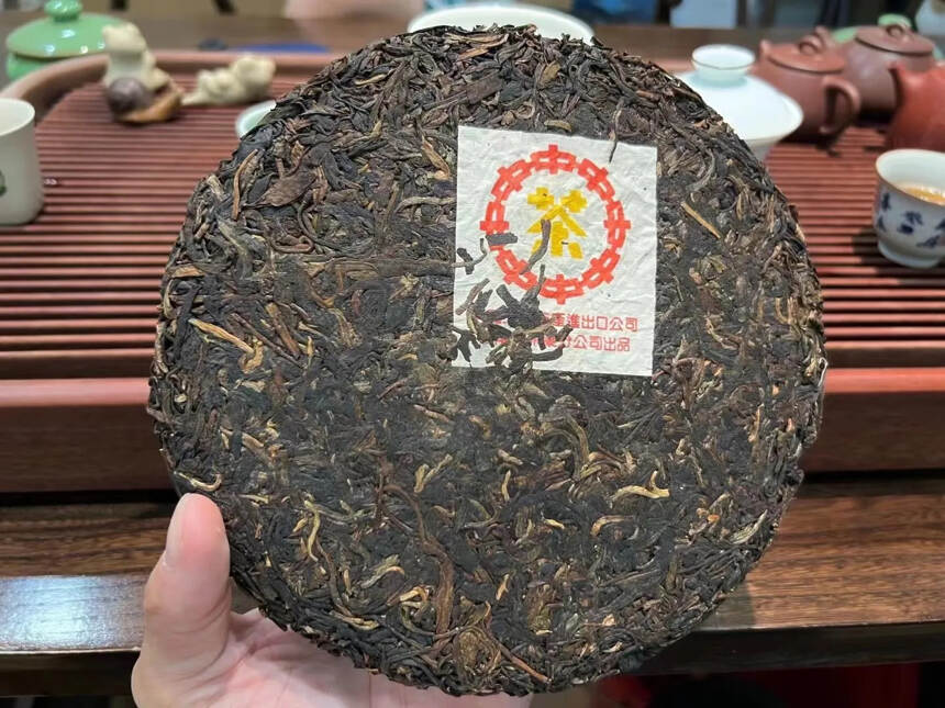 02年小黄印8582生茶。纯干仓 高烟香#发现深圳美