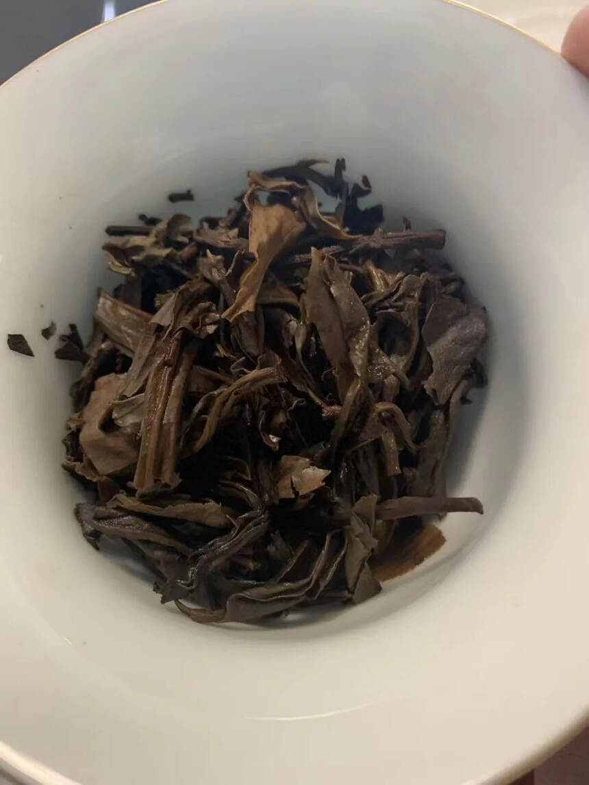 #普洱茶# 96年黎明茶厂八口中大黄印老生茶#茶生活