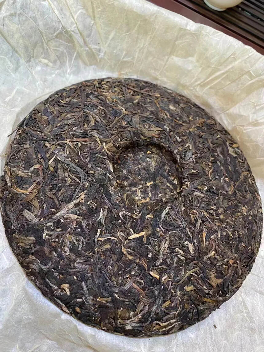 #普洱茶# 2009年春海茶厂古茶树生饼#茶生活#
