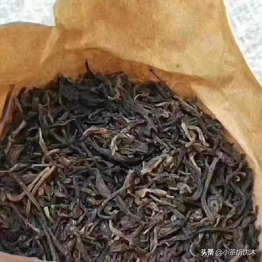 袋装散茶，生茶，1999年三环牌春尖散茶，普洱生茶条