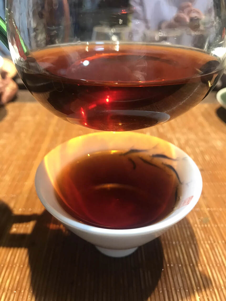 80年代冰岛熟茶茶柱。点赞评论送茶样品尝。#茶生活#