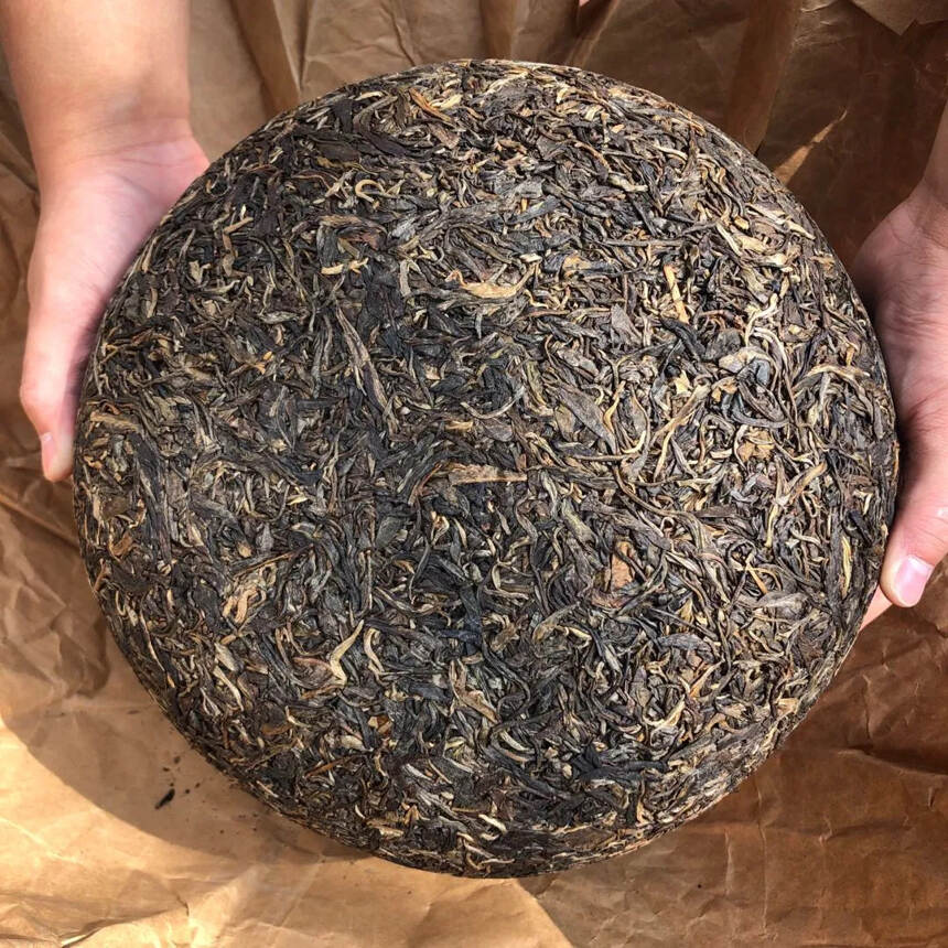 历经20多年陈化，五公斤金瓜精品，干茶浓浓的老茶茶香