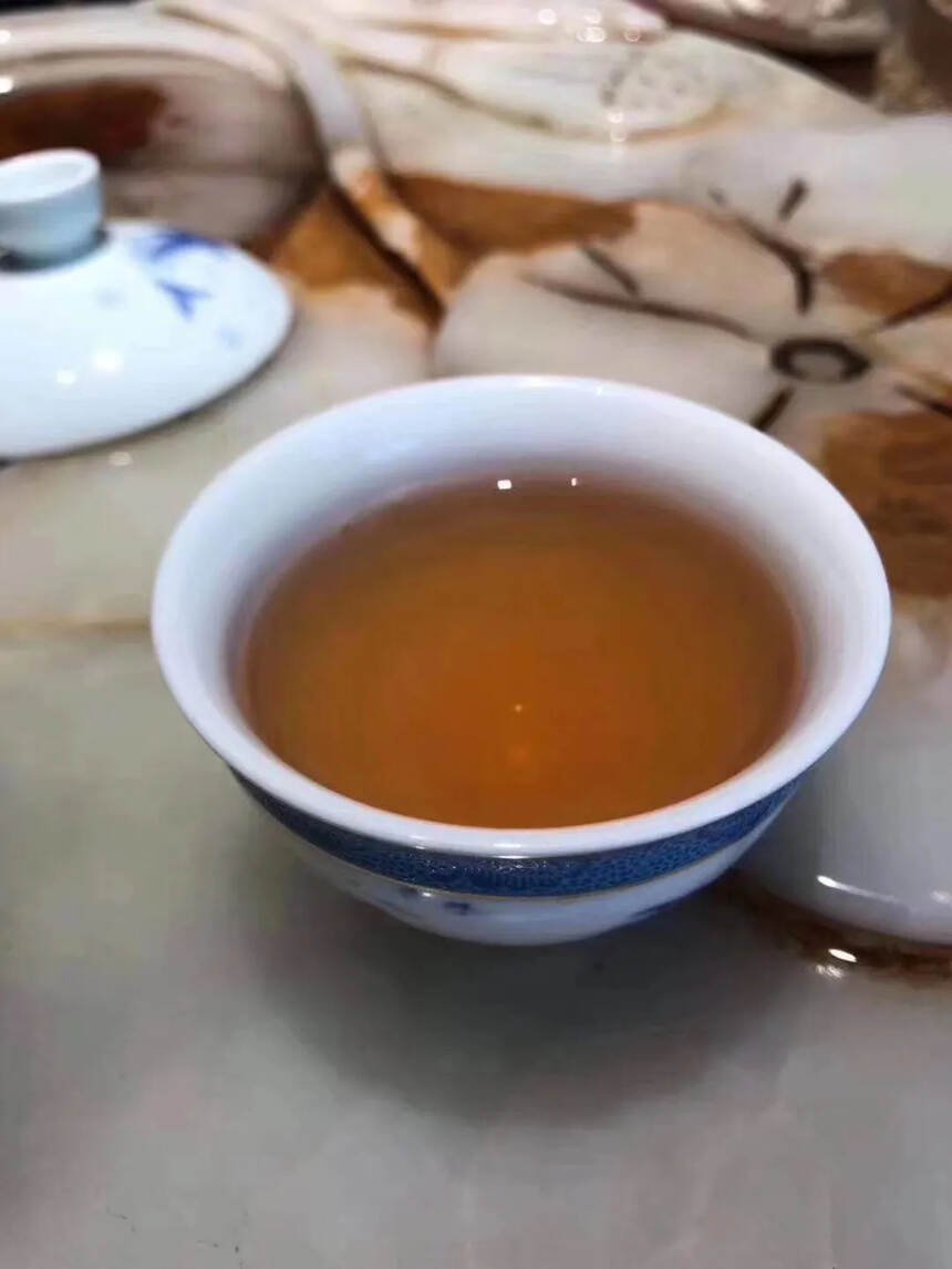 #普洱茶# 96年金印老青饼。