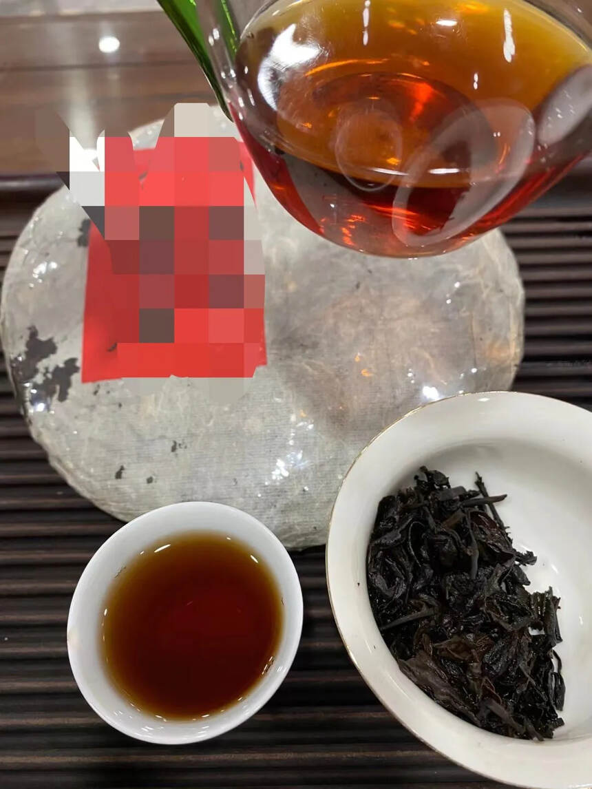 #普洱茶# 80年代同庆字号生茶。