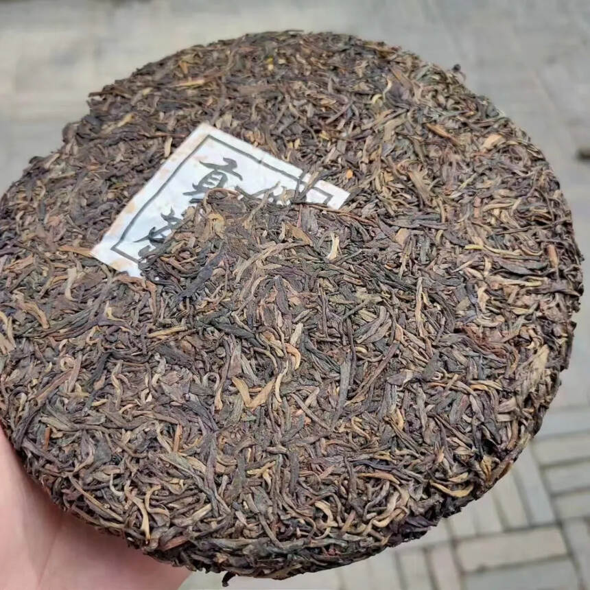 少量分享，普洱茶生茶2014年普文茶厂特级貢茶400