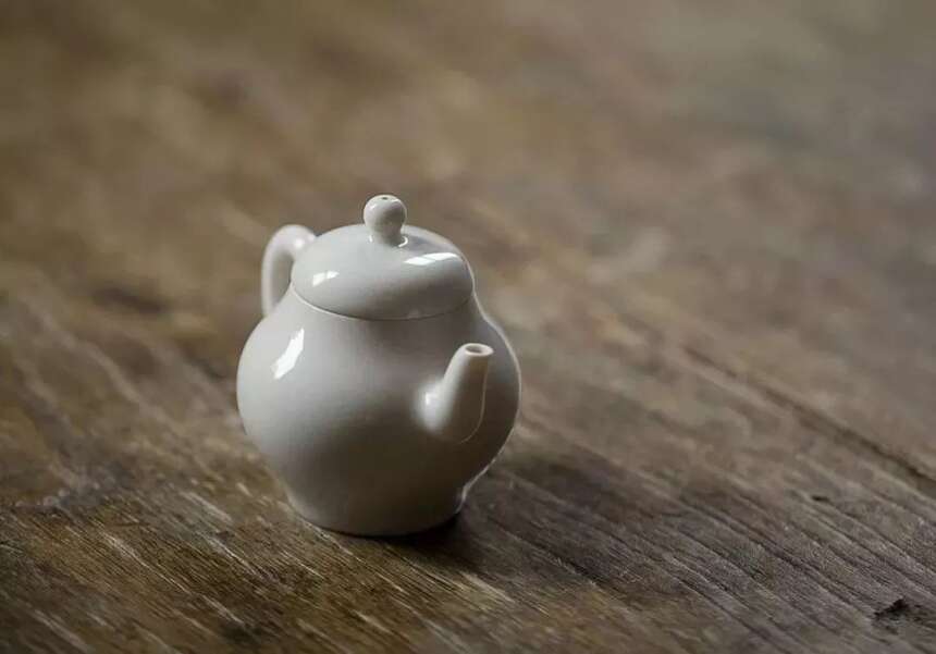元無清溪陶瓷手作茶则最喜它那极简而温润的模样