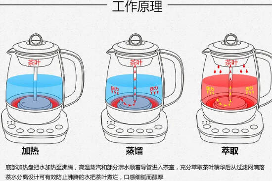 煮茶器使用步骤图解_煮茶器怎么用？