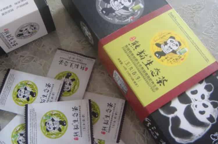 有一只熊猫标志的有熊猫包装的是什么茶