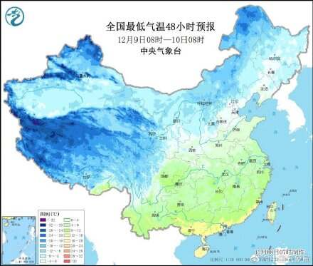华北东北要下雪了，至10日西北地区东部有小到中雪，部分地区大到暴雪