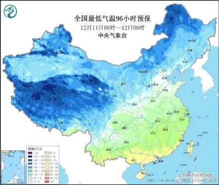 华北东北要下雪了，至10日西北地区东部有小到中雪，部分地区大到暴雪