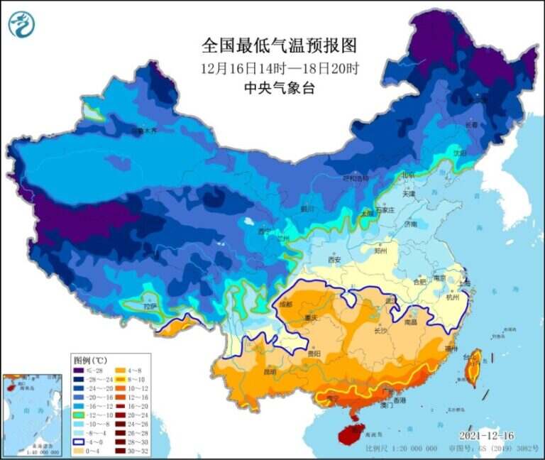 黑龙江漠河零下42.5℃迎入冬最低温 第五轮寒潮即将送达！