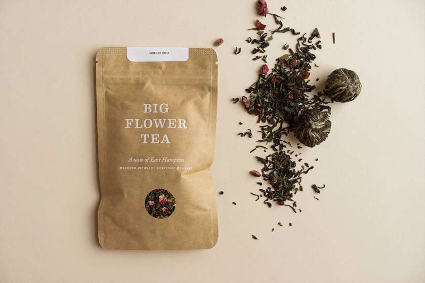文圣茶说丨纽约 Big Flower Tea 茶品牌形象