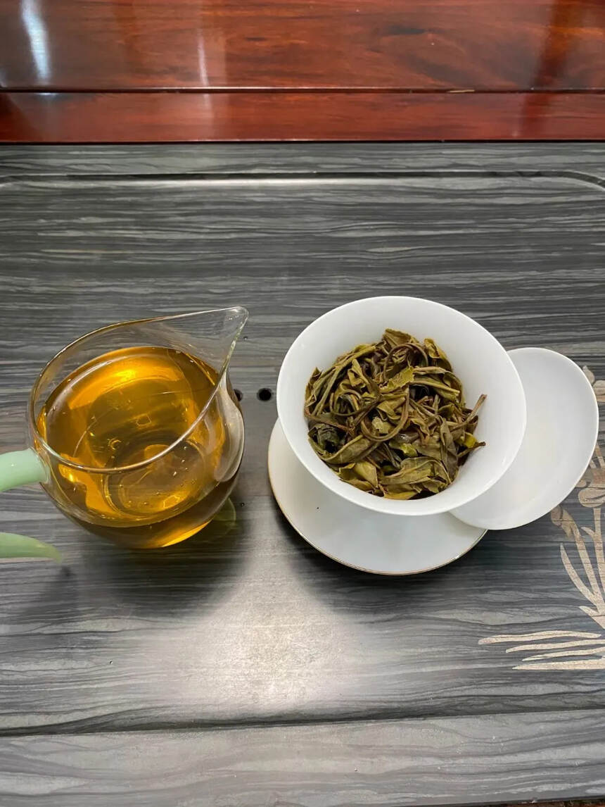 2021年勐宋保塘古树200克生茶，香甜蜜香。#茶生