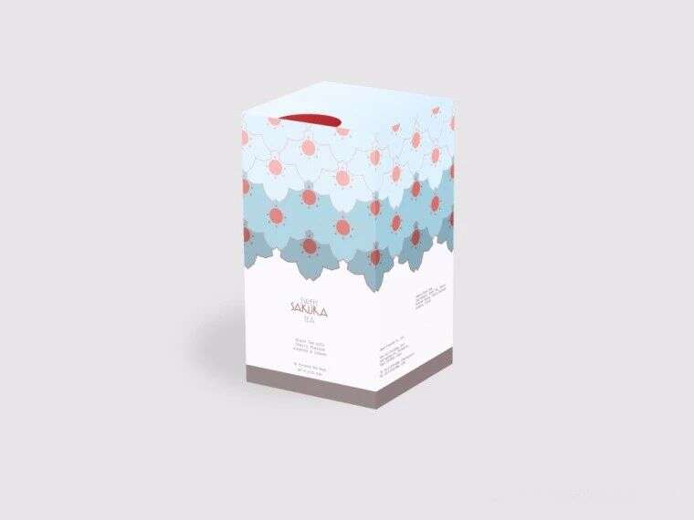 文圣茶说丨日本 SWEET SAKURA TEA 茶品牌形象