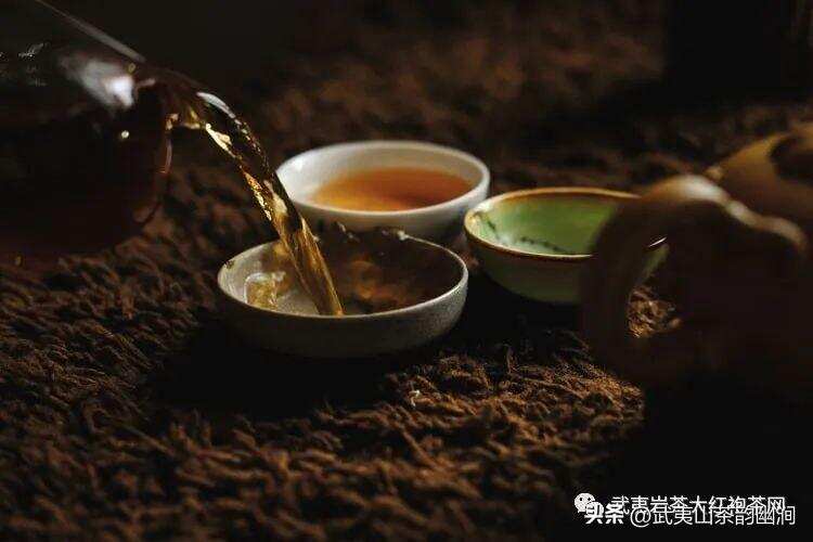 喝岩茶，五步法；大红袍
