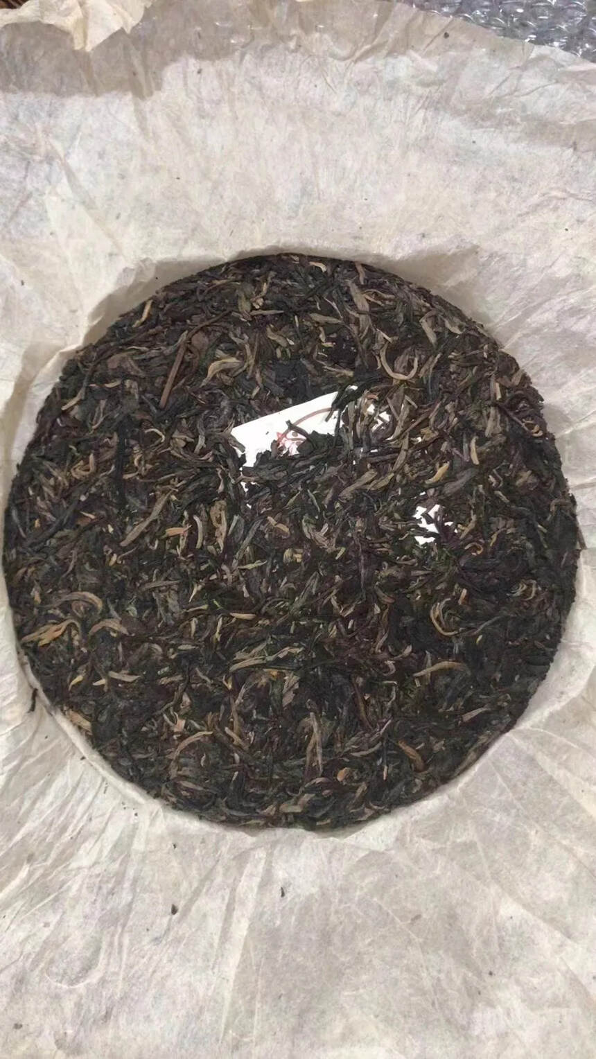 03年班章孔雀青饼，勐海茶厂大益六星生态茶。茶气足劲