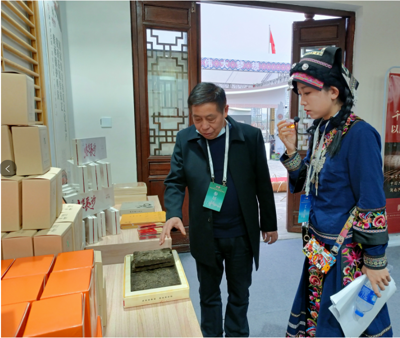 湘益茯茶亮相湖南省首届非物质文化遗产博览会