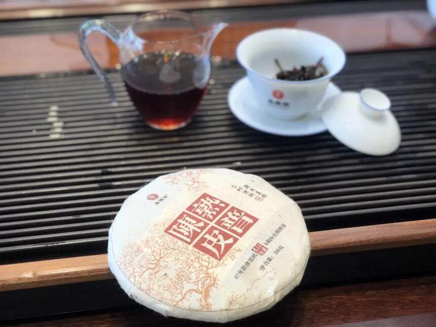 勐海古树熟普+年新会老陈皮=+>的宝藏好茶