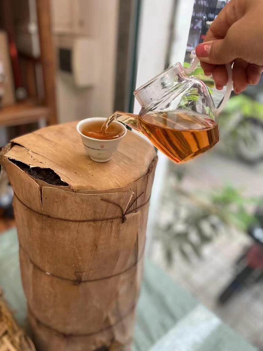 90年代永昌祥记號竹筒茶永昌祥記号唯一一款竹筒茶一条