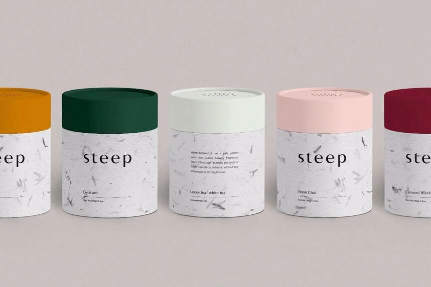 纽约 Steep Tea 茶品牌形象