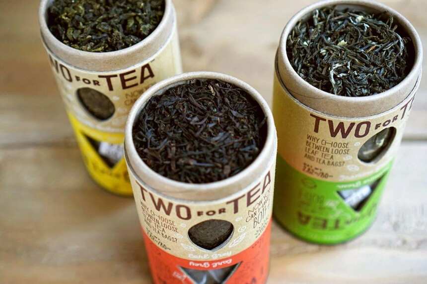 纽约 Two for Tea 茶品牌形象